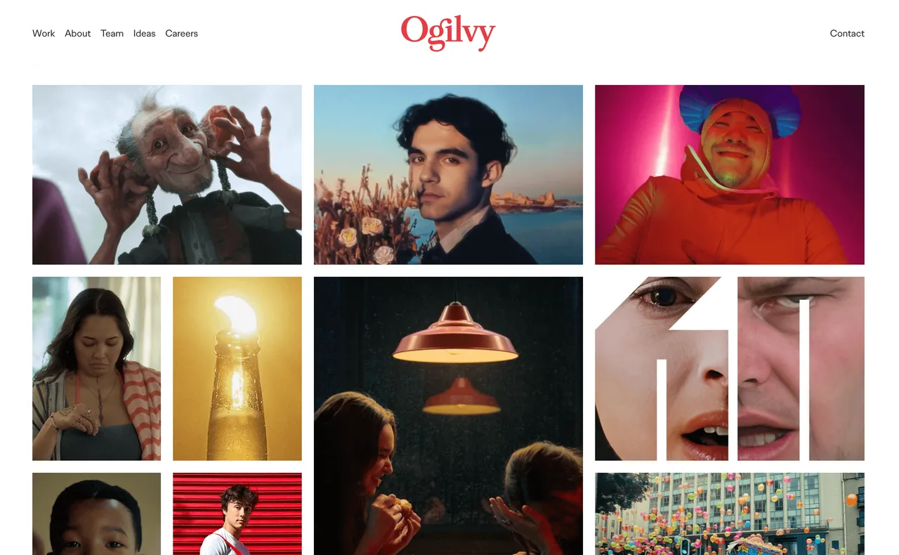 Brand example from Ogilvy showcasing social proof